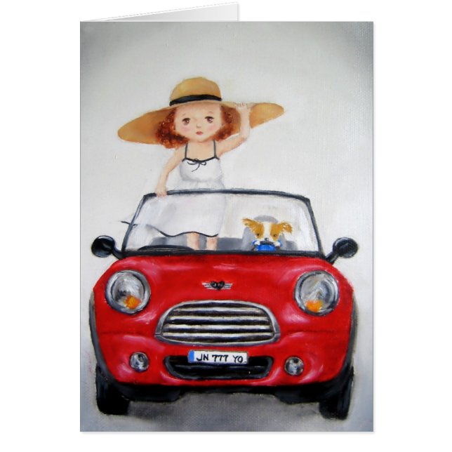 Cartão do passeio do divertimento (Frente)