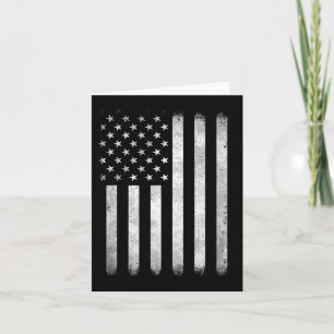 Cartão Do Patriótico 4 De Julho Norte-Americano Bandeira