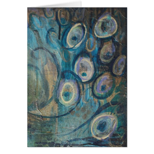 Cartão do pavão (Frente)