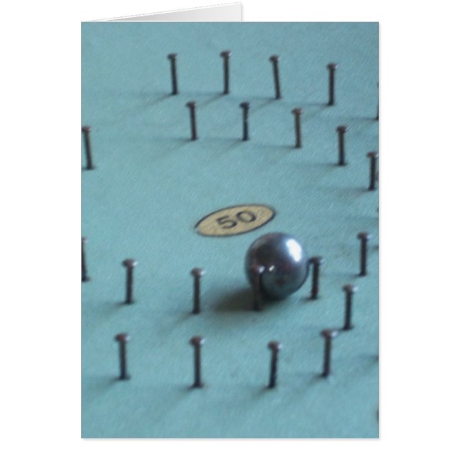 Cartão do Pinball (Frente)