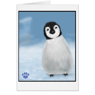 Cartão do pinguim