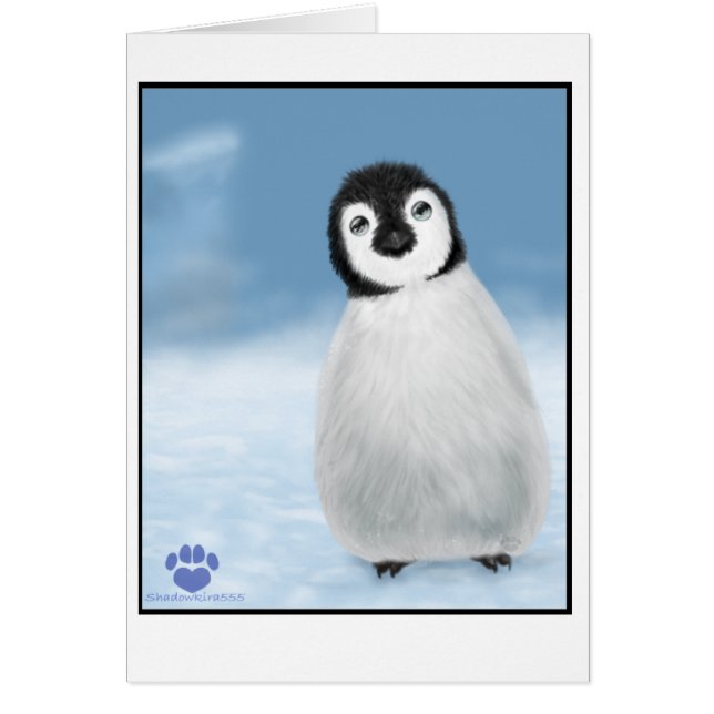 Cartão do pinguim (Frente)