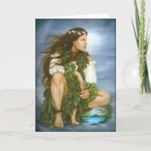 Cartão Do "pintura a óleo de No'ono'o Ka" por Lori