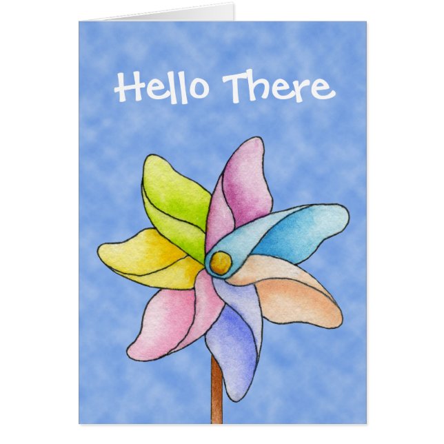 Cartão do Pinwheel (Frente)