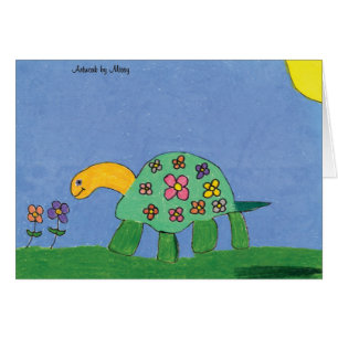 Cartão do poder da tartaruga