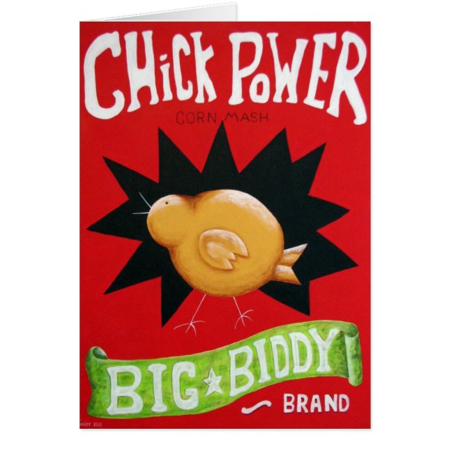 Cartão do poder do pintinho (Frente)