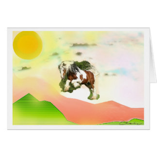 Cartão do pônei de Colin Barclay