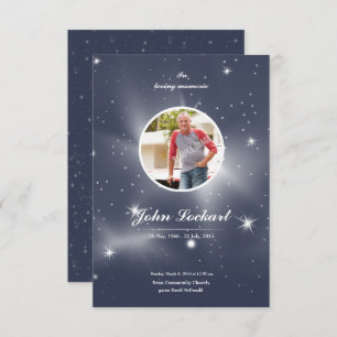 Cartão do Programa Funeral Memorial