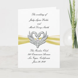 Cartão do Programa Yellow Ribbon Silver Swans