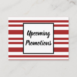 Cartão do promocional do feriado do negócio