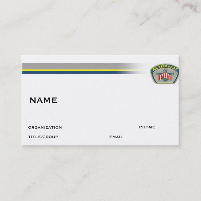 CARTÃO DO PROTETOR DE NAVAIR (Frente)