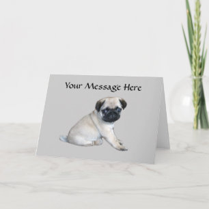 Cartão do Pug