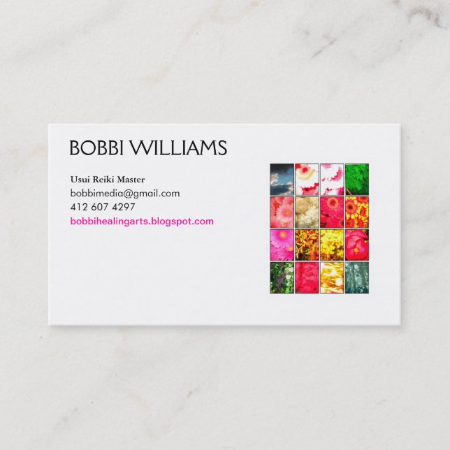 cartão do reiki (Frente)