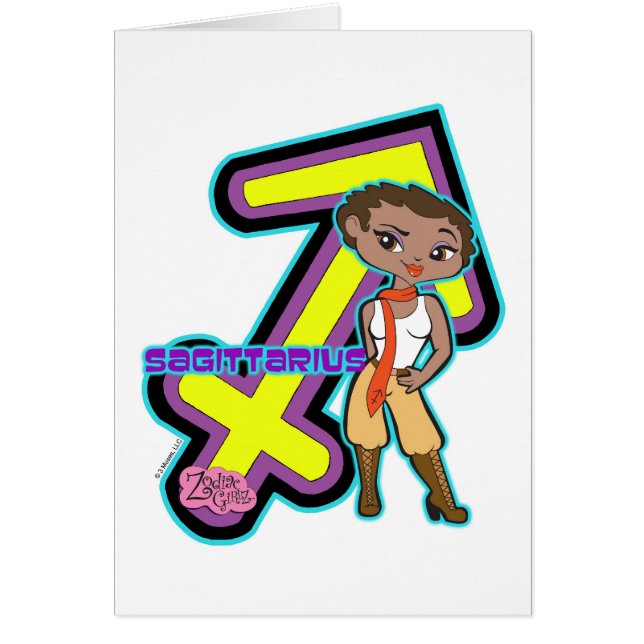 Cartão do Sagitário (Frente)