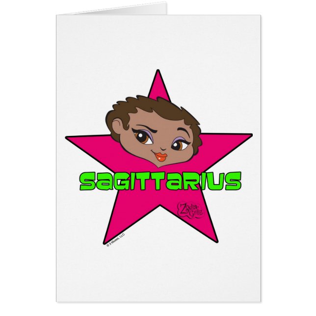 Cartão do Sagitário (Frente)