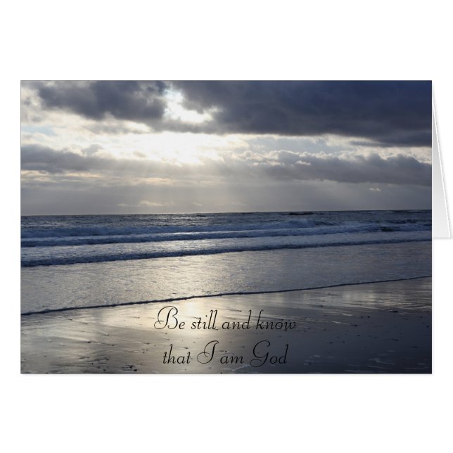 Cartão do salmo 46 (Frente Horizontal)