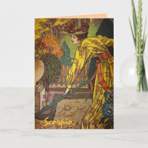 Cartão do Signo Astrológico "Escorpião"