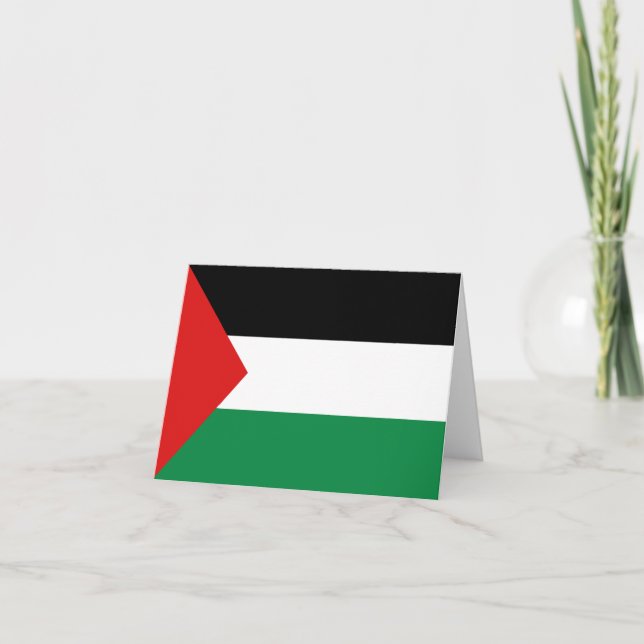 Cartão do Símbolo da Palestina (Frente)
