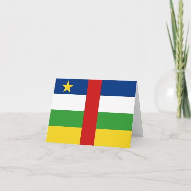 Cartão do Símbolo da República Centro-Africana (Frente)