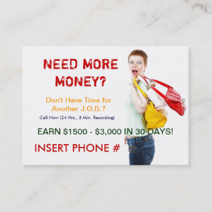 Cartão do Sizzle - precise mais dinheiro?