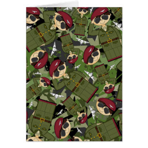 Cartão do soldado do exército britânico