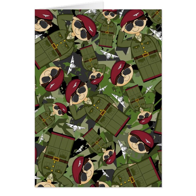 Cartão do soldado do exército britânico (Frente)