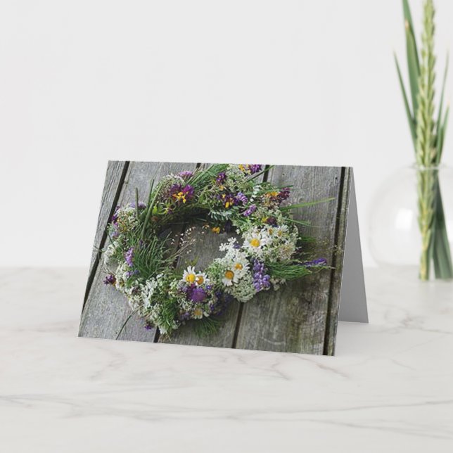 Cartão do solstício de verão (Frente)