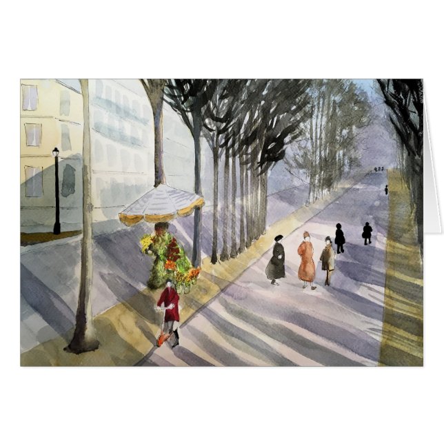 Cartão do Stroll do fim de semana (Frente Horizontal)