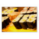Cartão do sushi de Japão (Frente Horizontal)