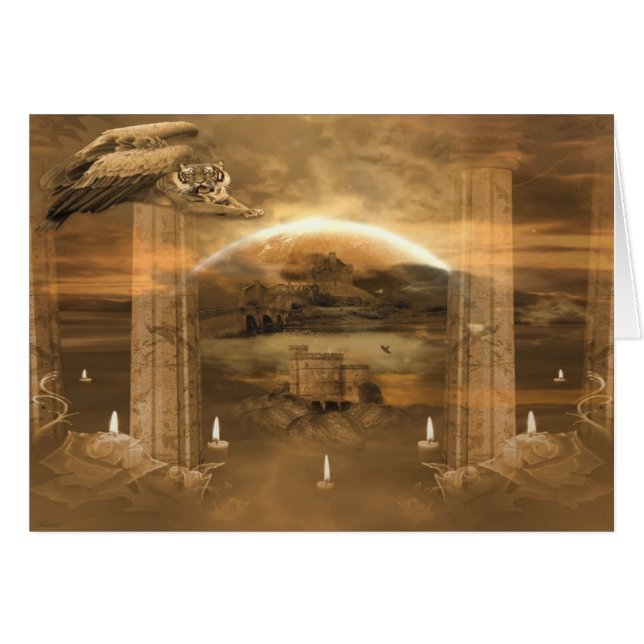 Cartão do tigre do vôo (Frente Horizontal)