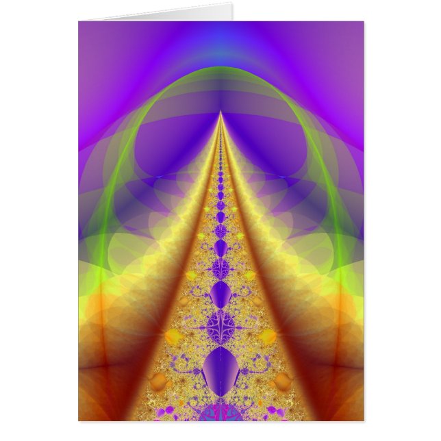 Cartão do trajeto do deus espiritual (Frente)