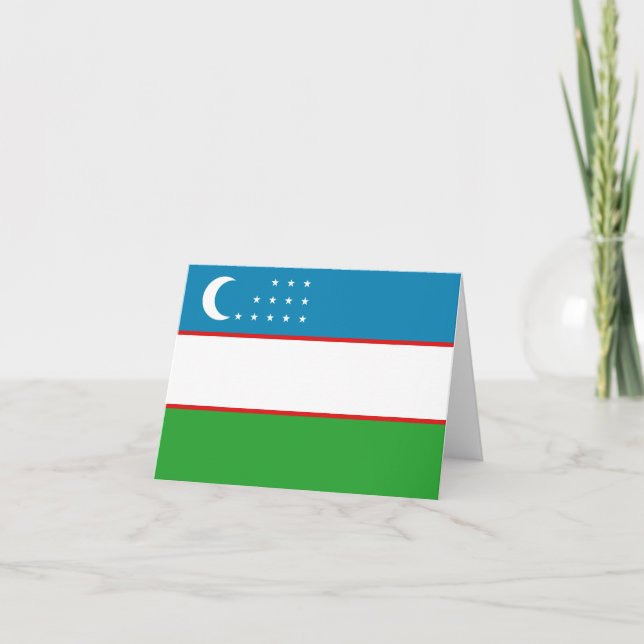 Cartão do Uzbequistão (Frente)