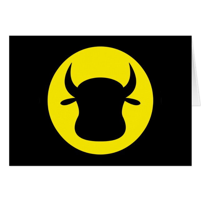 Cartão do Vaca-Sinal (Frente Horizontal)