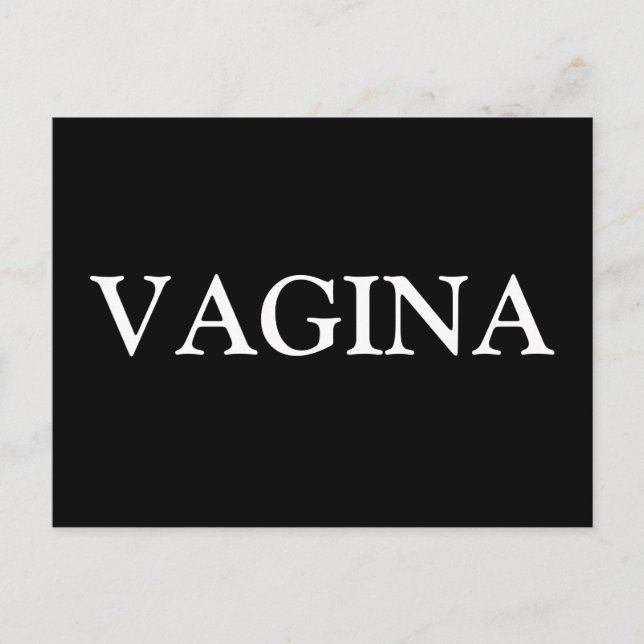Cartão do Vagina aos políticos republicanos (Frente)