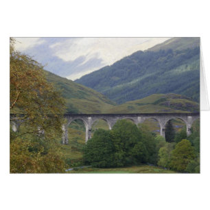 Cartão do viaduto de Harry Potter Glenfinnan