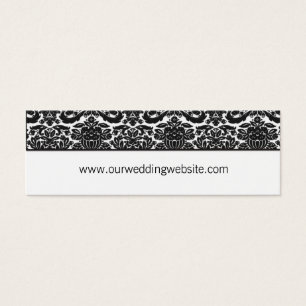 Cartão do Web site do casamento - acento do