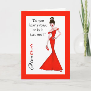 Cartão "Do You Hear Sirens, Or Is It Just Me?"