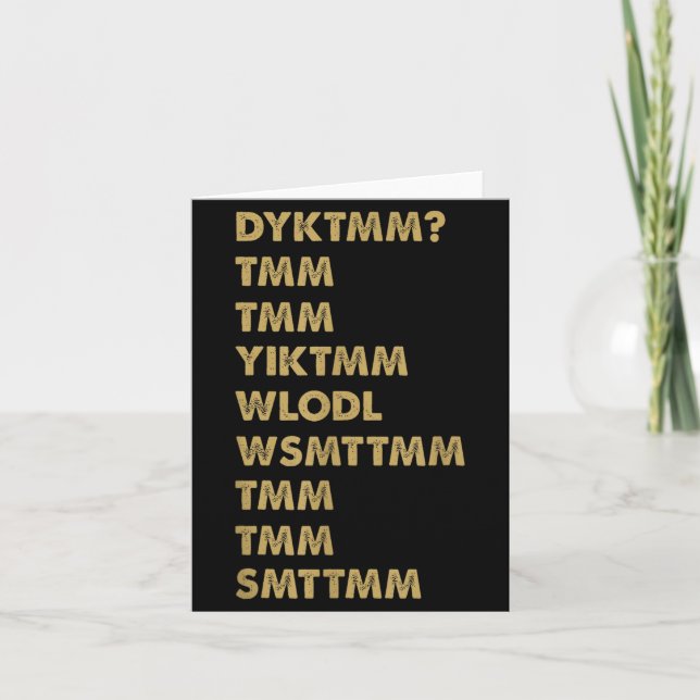 Cartão Do You Know The Muffin Man_ Dyktmm_ Funny Nostalgi (Frente)