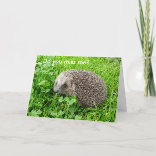 Cartão "Do you miss me?"