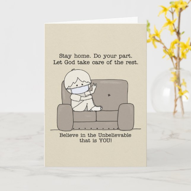 Cartão Do Your Part (Flor Amarela)