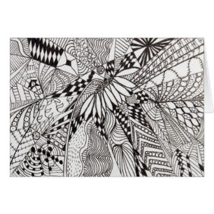 Cartão do zen da margarida