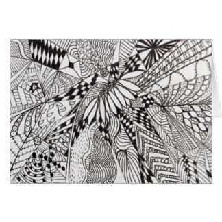 Cartão do zen da margarida