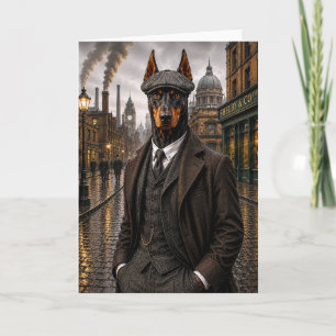 Cartão Doberman do Condado de Shelby