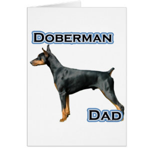Cartão Doberman Pinscher Pai 4