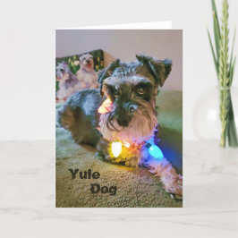 Cartão Dobrado 13cm x 18cm || Cão de Yule