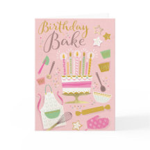 Cartão Dobrado de Aniversário