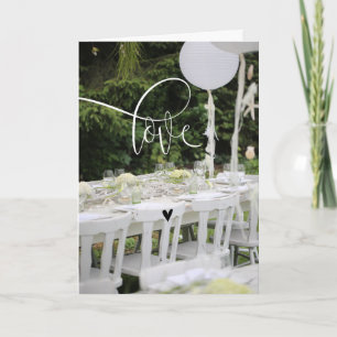 Cartão dobrado "Ever After" de Casamento Chic Mode