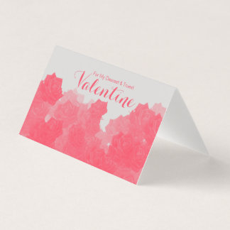 Cartão Dobrado Matte do Verdadeiro Dia dos Namorad