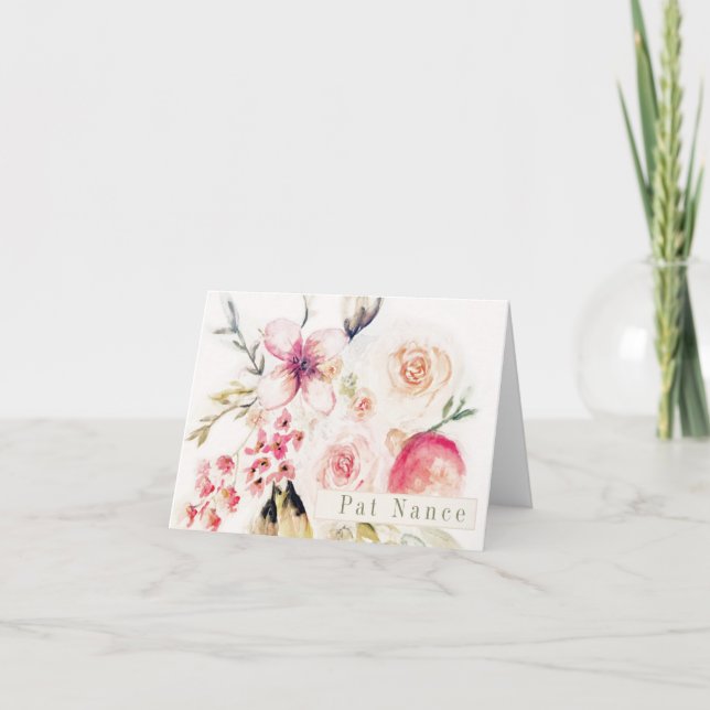 Cartão Dobrável de Agradecimento (Frente)