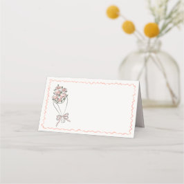 Cartão Dobrável de Floral Fresca do Mercado de Flo